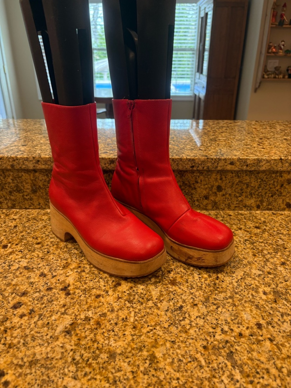 Charlotte Stone Isla boots in Vamp (Red) size 10 dopamine dressing stylish chic - Picture 2 of 13